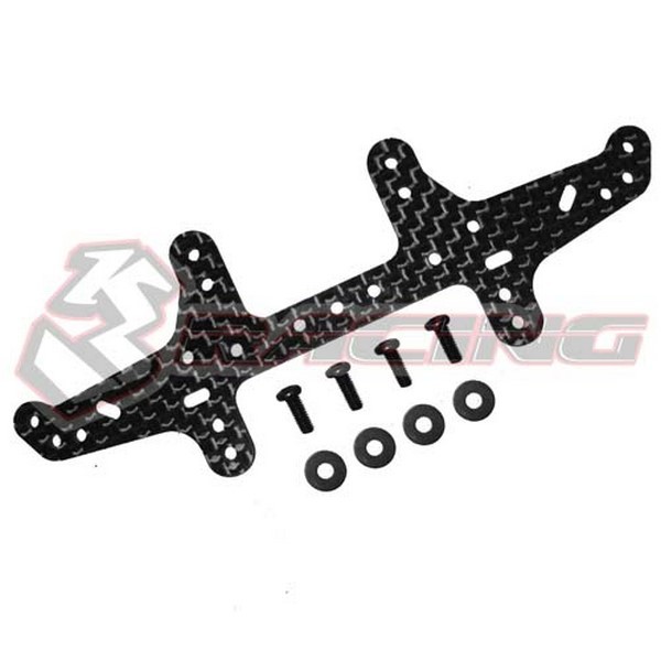 M4WD-13 Carbon Wide Rear Multi Roller Plate All M