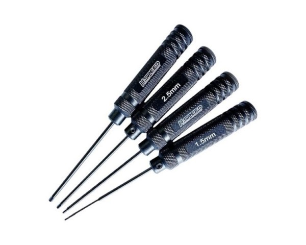 H-Speed Stealth Tools Innen Sechskantschlüssel Set (4) - 1.5, 2.0, 2.5, 3.0mm