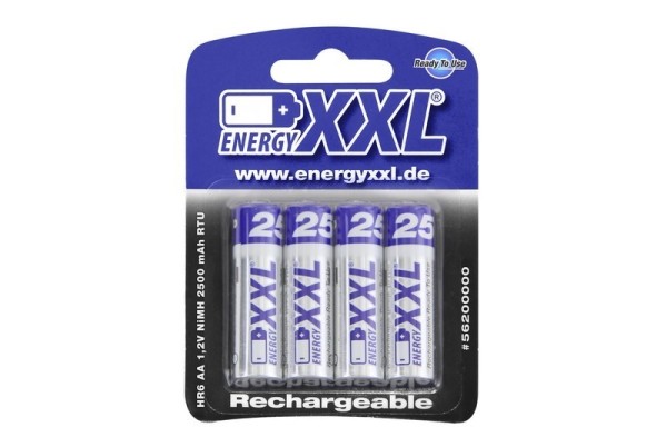 SIVA TOYS EnergyXXL Mignon batteries AA 1,2V Ni-MH 2500mAh Blister (4)