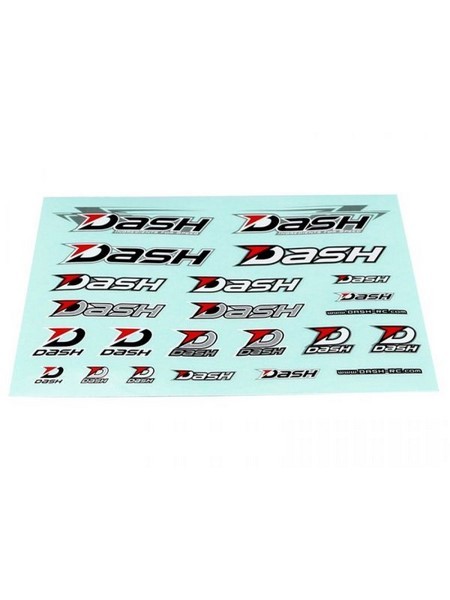 777002 Dash Decal ( 230 X 180 mm) Schwarz/Silber