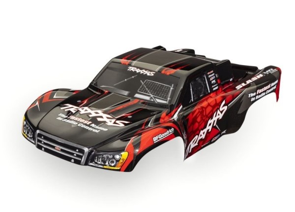 6812R Traxxas Karosserie Slash VXL 2WD 4x4 Rot