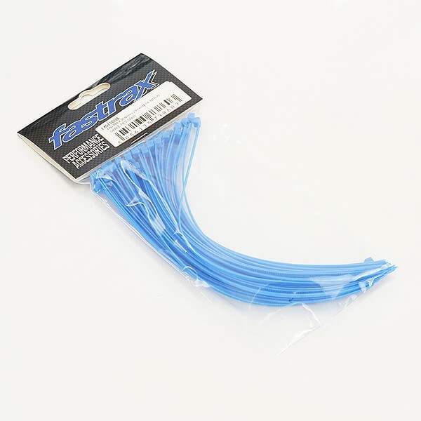 FASTRAX 200mm x 2.5mm BLUE NYLON CABLE TIES (50pcs