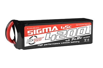 RC Plus Li-Po Batterypack Sigma 45C 4200mAh 14.8V