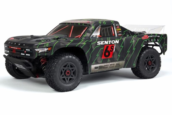 AR406144 SENTON 6S PAINTED BLX BODYSHELL (BLACK/GR Karosserie