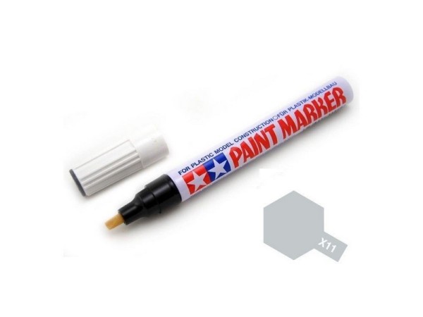 89011 Tamiya Marker X11 Marker Chrome Silber Stift Markierer