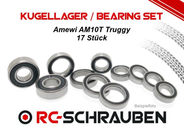 Kugellager Set (2RS) Amewi AM10T Truggy Extrem 2RS