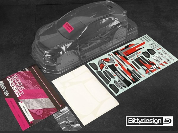 Bittydesign HC-F 190mm FWD Clear Body Karosserie