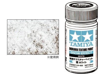 87119 Tamiya Diorama Texture Paint Snow-Effect