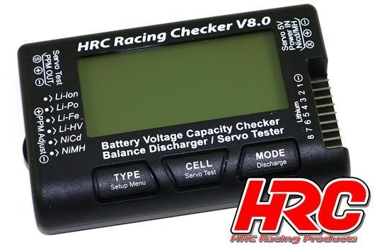 HRC Lipo Akku Tester Battery Analyzer - 1-8S - Checker