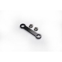 Koswork Kyosho Ultima / JJ Carbon Steering Link Plate Set (w/bearings)