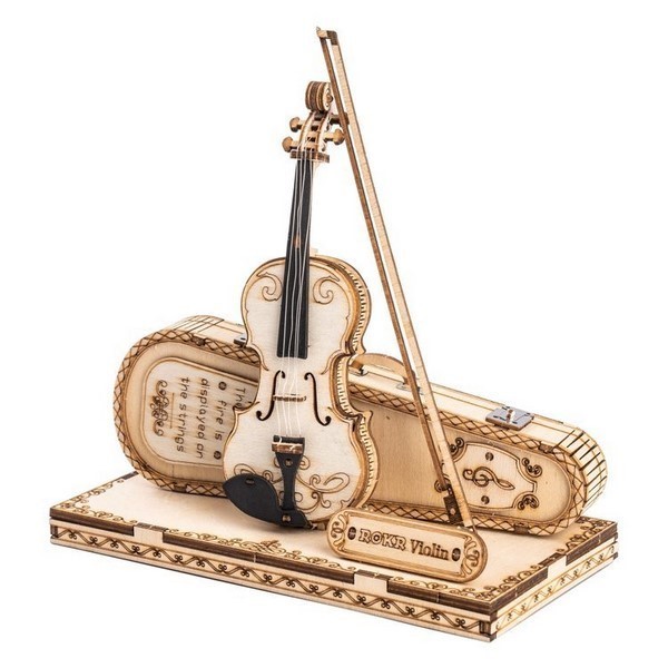 15566 Violine (Lasercut Holzbausatz)