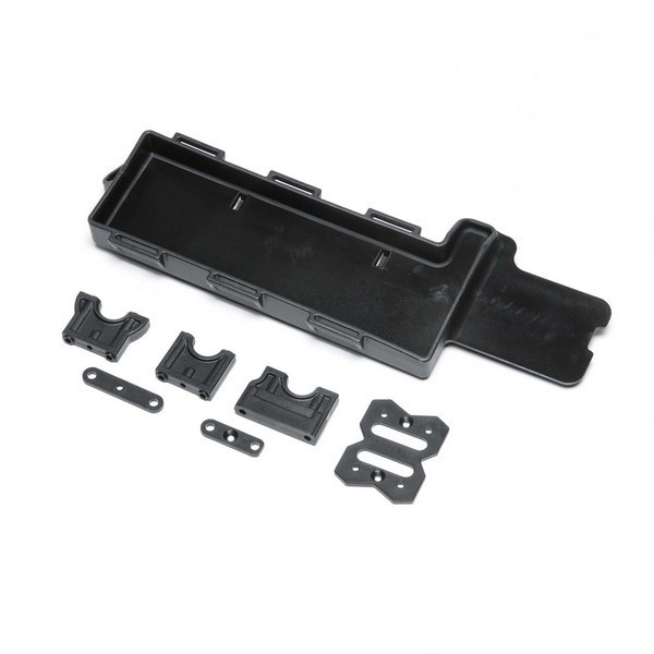 TLR241066 Losi Battery Tray Center Diff Mount 8XT