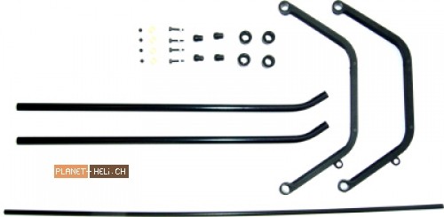 H50047 500 Landing Skid Set Black 500