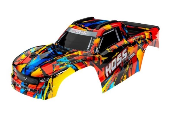 9011R Traxxas Karosserie Hoss 4X4 VXL Solar-Flare