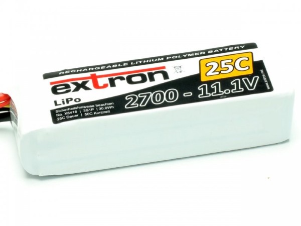 X6416 Extron LiPo Akku Extron X2 2700 - 11,1V (25C