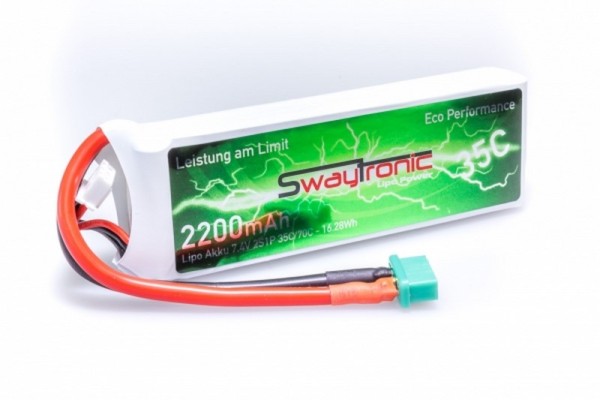SWAYTRONIC LiPo 2S 7.4V 2200mAh 35C/70C MPX