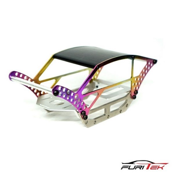 FURITEK BETTLE TITANIUM (RAINBOW) COMP CHASSIS AXIAL UTB18