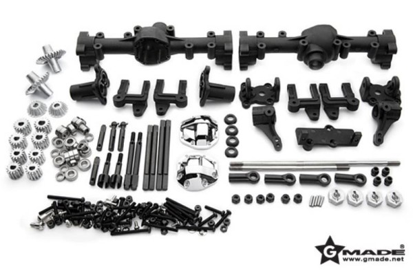 51100 Gmade R1 Front and Rear Portal Axle Set