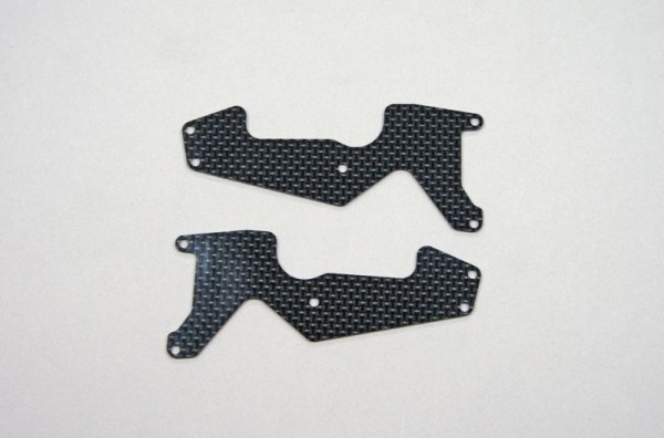 E2166 Mugen FRONT LOWER ARM PLATE 1mm CFRP TRUGGY