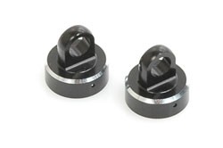 U3284 Race Shock Top Cap (pr) - Black Unvented