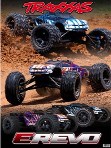 61880 Traxxas E-REVO 36X48 VINYL WNDW GRPX