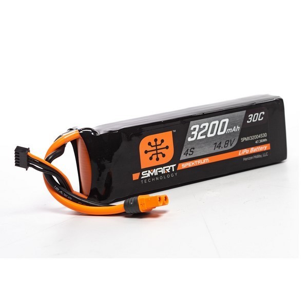 Spektrum 3200mAh 4S 14.8V Smart LiPo Battery IC3