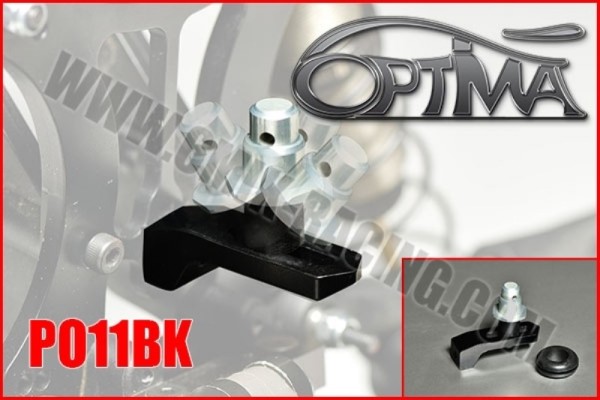 6M-PO11BK 6MIK Rear flexible bodyshell support BK