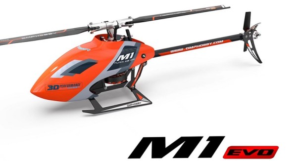 OMP Helikopter M1 EVO Orange BNF 3D