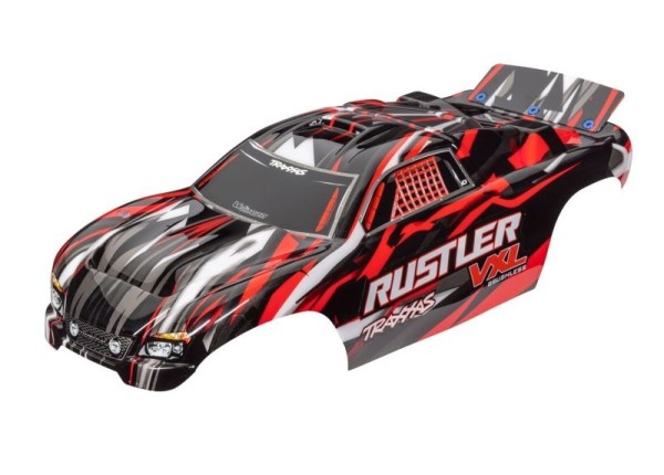 3726 Traxxas Karosserie 2WD Rustler Rot