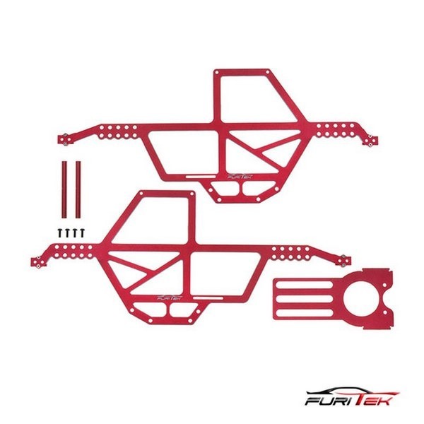 FURITEK Rahmenkit Rampart Rot TRX4-MT