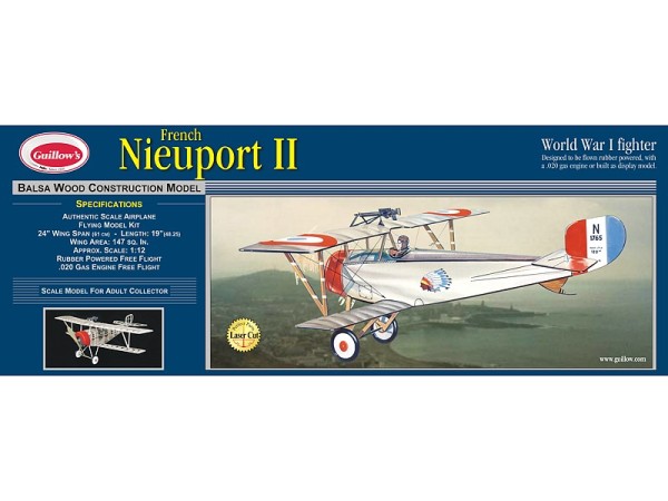 Guillow Nieuport 11 Lasercut