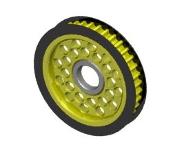 3RAC-3PY/38 Aluminum Diff Pulley Gear T38