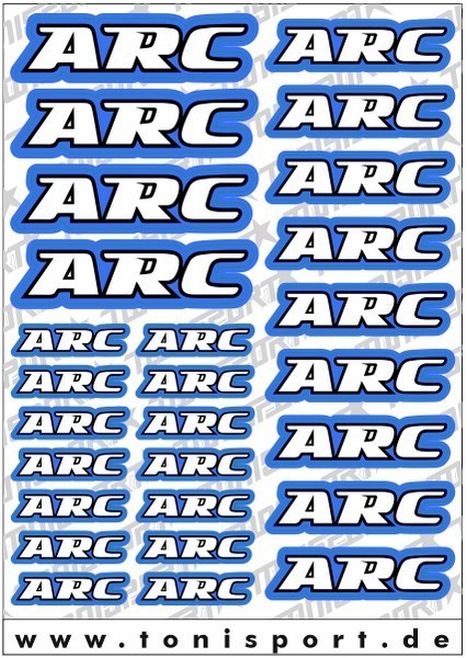 ToniSport ARC Decal Sheet - Blue