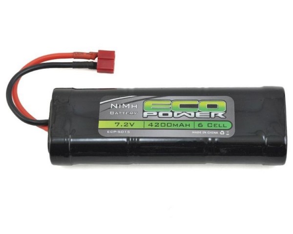 EcoPower 6-Cell 7.2V/4200mAh NiMh Stick Pack