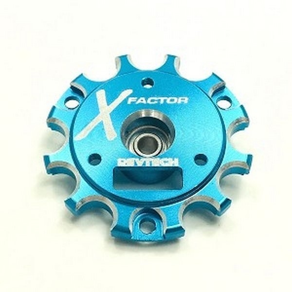 Trinity X-Factor End Plate with Bearing (Blue)