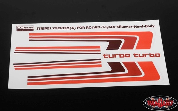 RC4WD Retro Body Stripes 1985 Toyota 4Runner