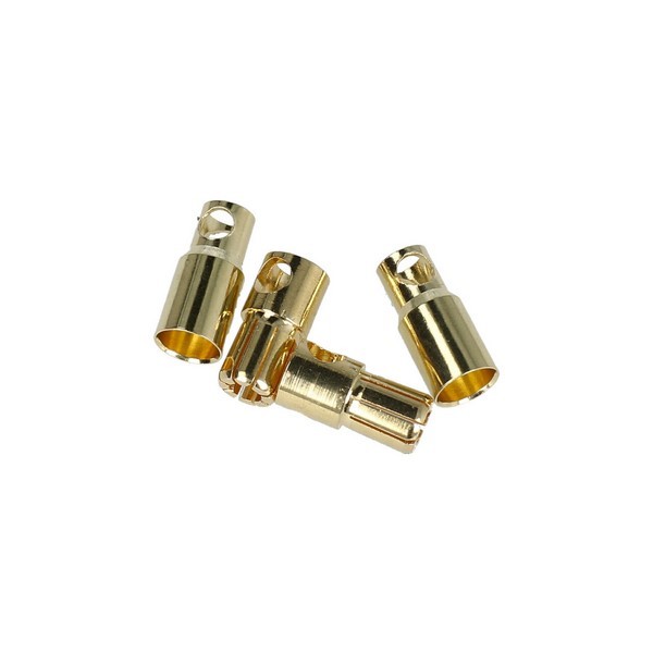 RA60152 Robitronic 6.0mm Stecker und Buchse (4)