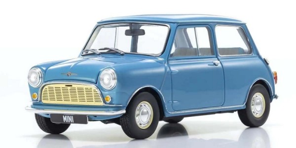 Kyosho 1:18 Morris Mini Minor Clipper Blue