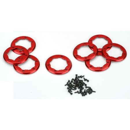 LOSB1499 MINI Wheels Rings, red (8)