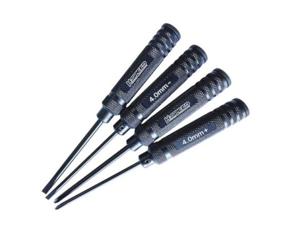 H-Speed Stealth Tools Schraubendreher Set (4) Flach / Kreuz 4.0 / 5.6