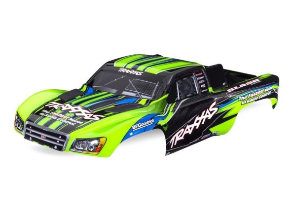 Traxxas 1/10 Karosserie Slash 2WD Grün Clipless