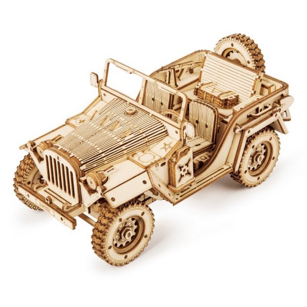 C1954 Pichler Army Jeep (Lasercut Holzbausatz)