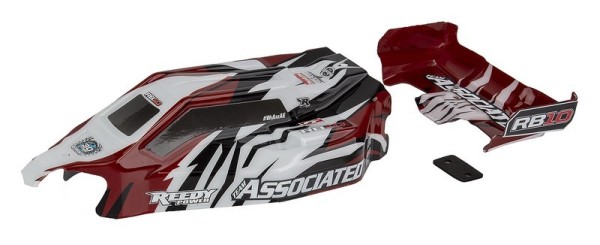 72020 Asso RB10 RTR Body and Wing red Karosserie