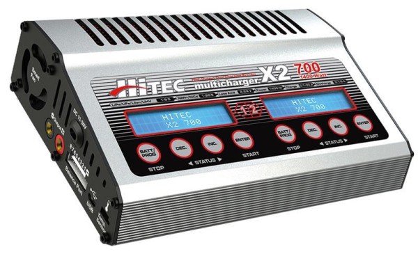 114128 HITEC RC Multicharger X2 700 DC (1400 W)