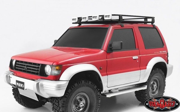 RC4WD Malice Extended Roof Rack w/Lights Pajero