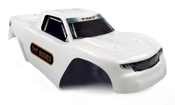 Traxxas HOSS TMT Karosserie unbreakable weiss inkl. Sticker (Fast unzerstörbar)