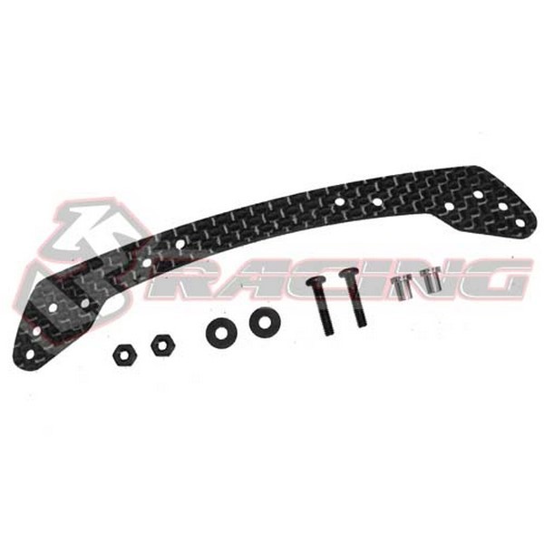 M4WD-10 Carbon Wide Front Plate All M 4WD