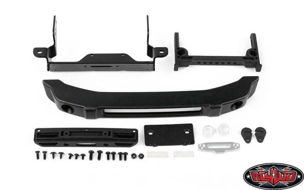 RC4WD Guardian Steel Front Bumper W/ Lights for MS