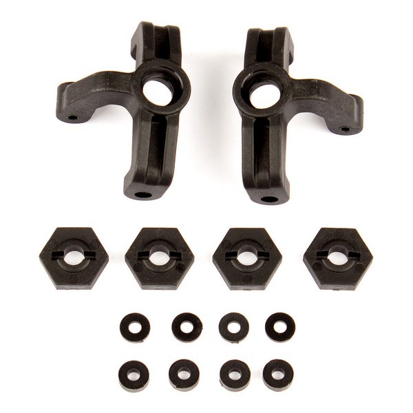 21508 Asso Steering Blocks and Wheel Hexes Set