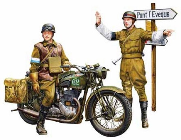 35316 British BSA M20 Motorcycle w/Military Police